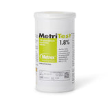 MetriTest™ 1.8% Glutaraldehyde Concentration Indicator Pad 60 Test Strips Bottle Single Use (459974_BT) 60/BT