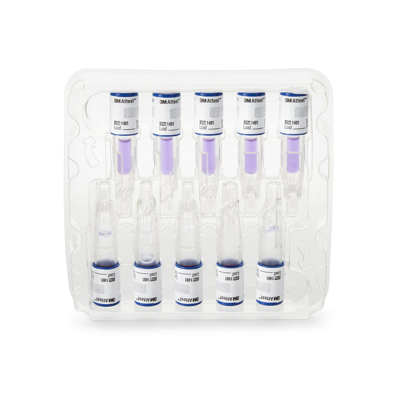 Attest™ Rapid Readout Sterilization Biological Indicator Vial Steam 2-1/2 Inch Length (1009962_BX) 50/BX