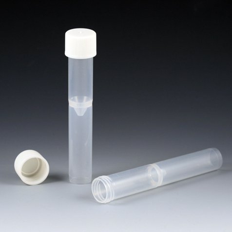 Globe Scientific Test Tube Plain 5 mL Without Closure Polypropylene Tube (634838_CS) 1000/CS