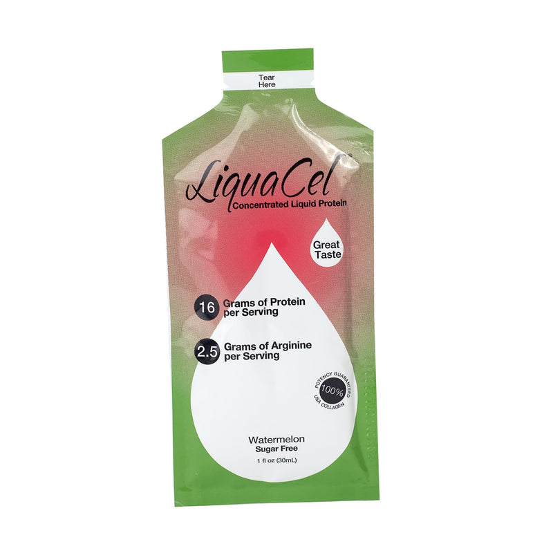 LiquaCel® Oral Supplement Watermelon Flavor Liquid 1 oz. Individual Packet (1095560_CS) 100/CS