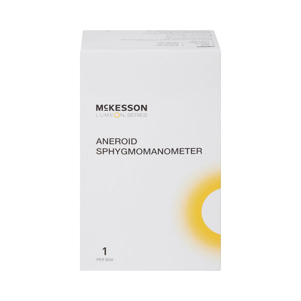 McKesson Deluxe Aneroid Sphygmomanometer Unit Adult Cuff Nylon Cuff 23 - 40 cm Pocket Aneroid (1067606_EA) 1/EA