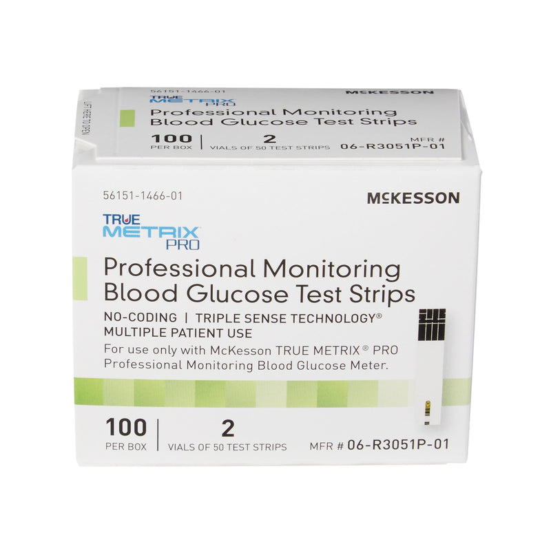 McKesson TRUE METRIX® PRO Blood Glucose Test Strips 100 Strips per Pack (960297_BX) 100/BX