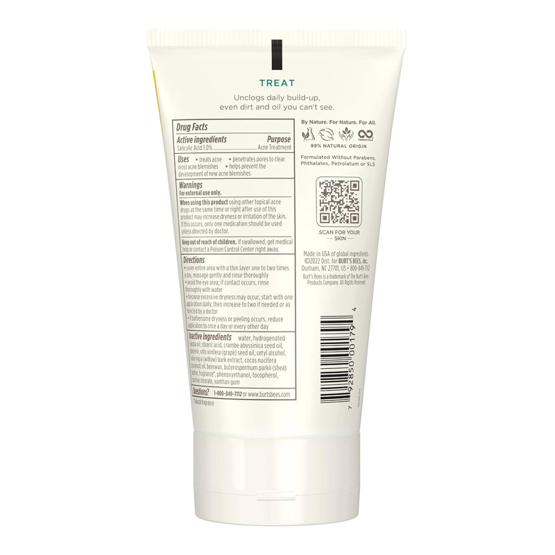 Burt's Bees® Natural Acne Solutions Acne Treatment 4 oz. Scrub (1233942_EA) 1/EA