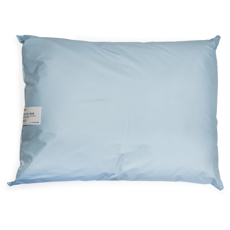 McKesson Bed Pillow 19 X 25 Inch Blue Reusable (939584_CS) 12/CS