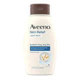 Aveeno® Skin Relief Body Wash Liquid 12 oz. Bottle Unscented (694998_CS) 12/CS