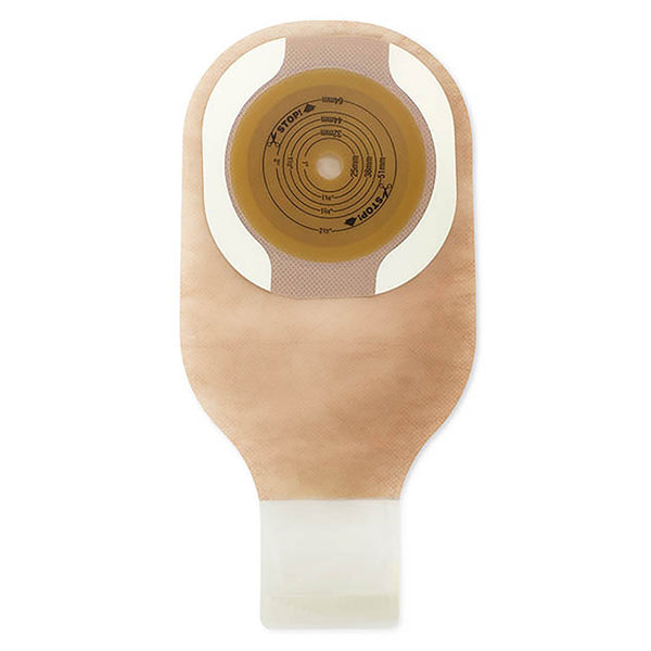 Premier™ Ostomy Pouch One-Piece System 12 Inch Length Flat, Trim to Fit Up to 2-1/2 Inch Stoma Drainable (1018533_BX) 10/BX