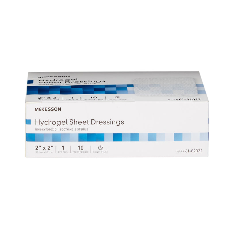 McKesson Hydrogel Wound Dressing Sheet 2 X 2 Inch Sheet Sterile (494192_EA) 1/EA