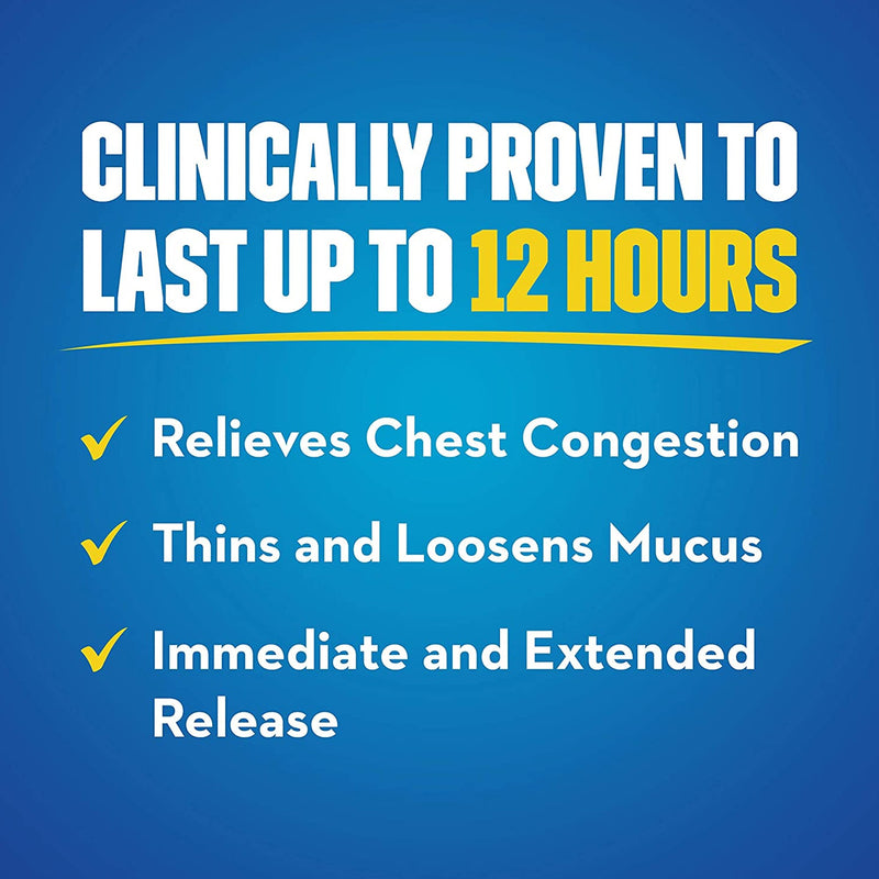 Mucinex® Cold and Cough Relief 600 mg Strength Tablet 40 per Box (797347_BX) 40/BX