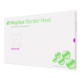 Mepilex® Border Heel Foam Dressing 8-3/5 X 9 Inch With Border Film Backing Silicone Adhesive Heel Sterile (1061939_EA) 1/EA