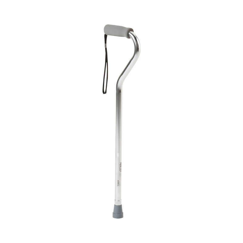 McKesson Offset Cane Aluminum 30 to 39 Inch Height Silver (1065215_CS) 6/CS