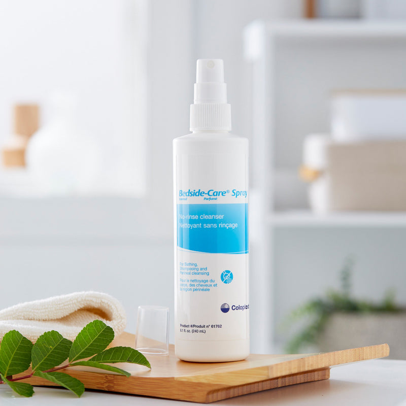 Bedside-Care® Sensitive Skin Rinse-Free Shampoo and Body Wash 8.1 oz. Spray Bottle Scented (1077627_EA) 1/EA
