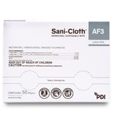 Sani-Cloth® AF3 Surface Disinfectant Cleaner Premoistened Germicidal Manual Pull Wipe 50 Count Individual Packet Unscented NonSterile (824245_CS) 500/CS