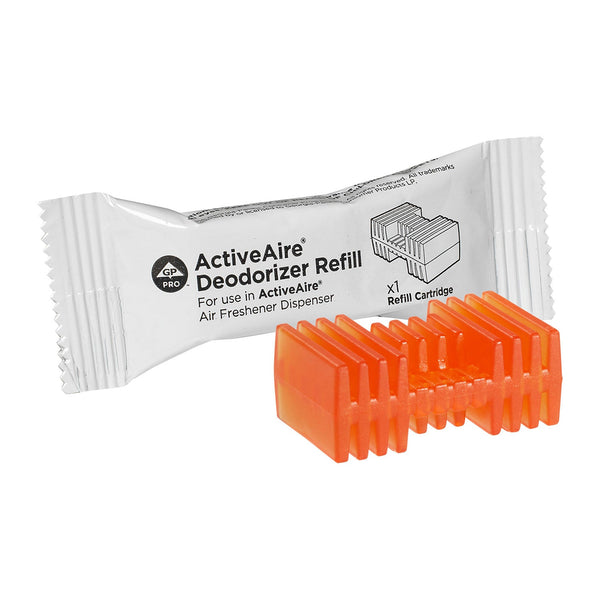 ActiveAire Automated Freshener Dispenser Refill for use with ActiveAire&reg; In-Stall Air Freshener Dispensers, Sunscape Mango, 12 Cartridges/ Case (GPC48251) Case of 12