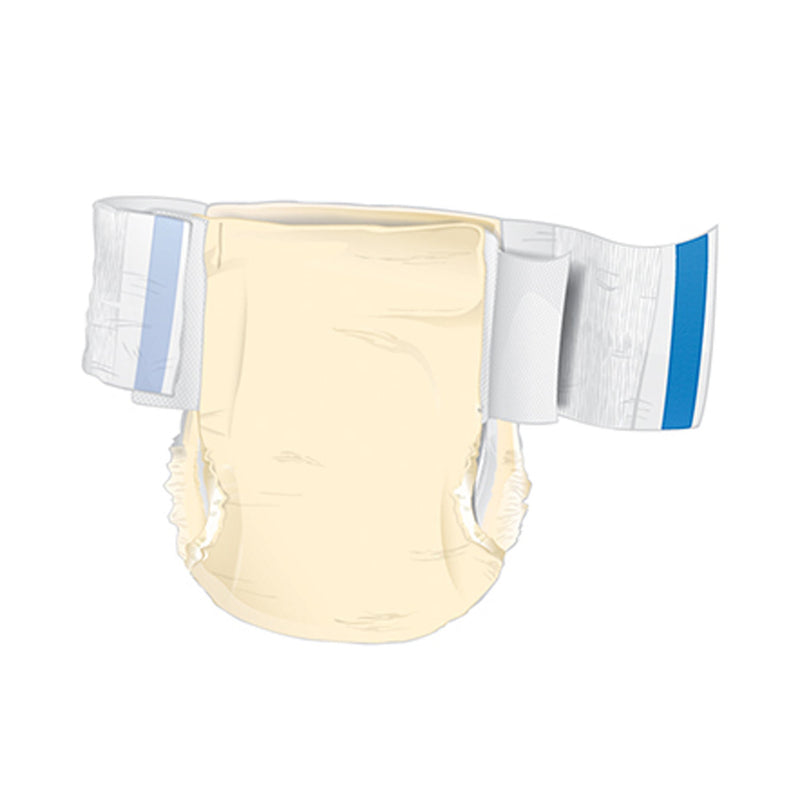 McKesson Ultra Plus Stretch Unisex Adult Incontinence Brief Large / X-Large Disposable Heavy Absorbency (884169_CS) 4/CS