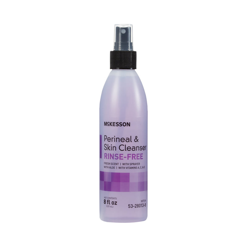 McKesson Rinse-Free Perineal Wash Liquid 8 oz. Pump Bottle Fresh Scent (877029_CS) 48/CS
