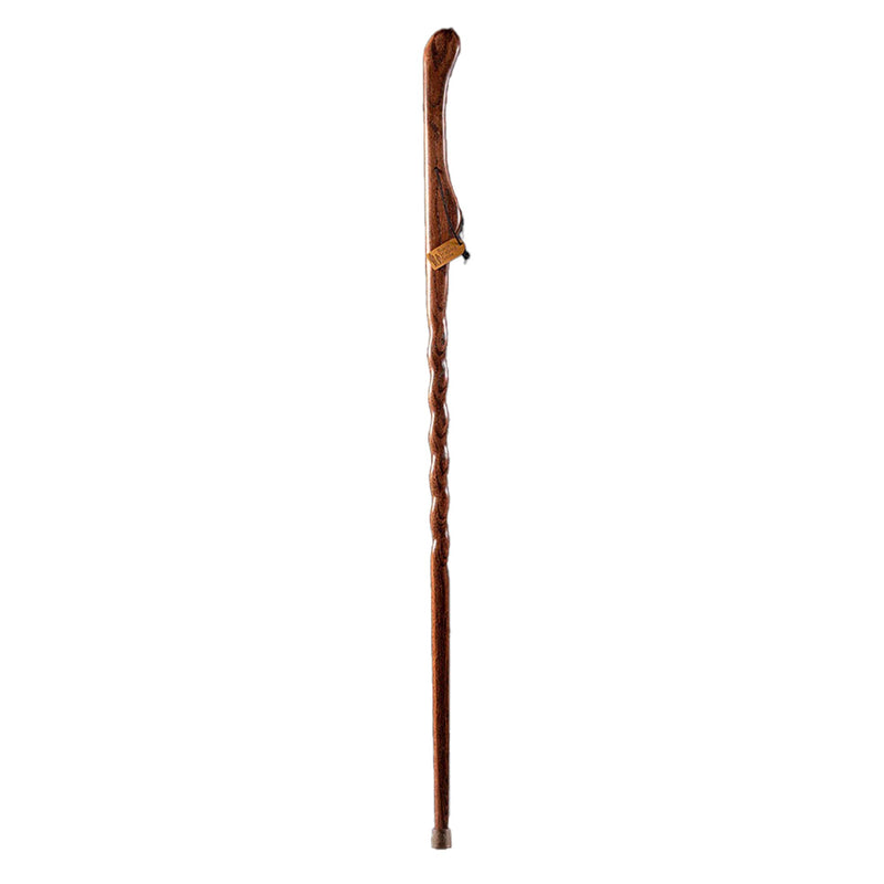 Brazos™ Twisted HitchHiker Walking Stick Wood 48 Inch Height Red (1229043_EA) 1/EA