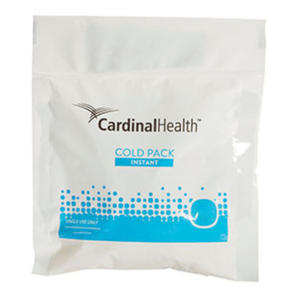 Cardinal Health™ Instant Cold Pack General Purpose Medium 6 X 6-1/2 Inch Plastic / Ammonium Nitrate / Water Disposable (214325_CS) 16/CS