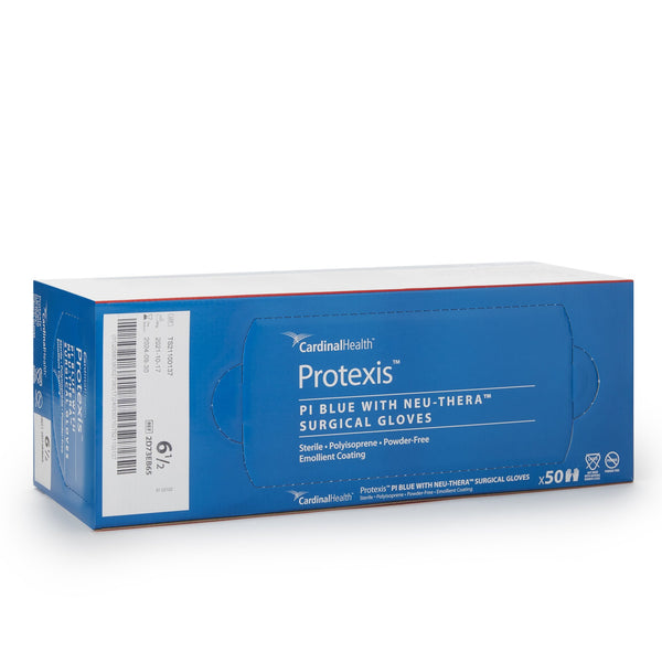 ESTEEM™ Blue with Neu-Thera® Surgical Glove Size 6.5 Sterile Polyisoprene Standard Cuff Length Smooth Blue Not Chemo Approved (717844_BX) 50/BX