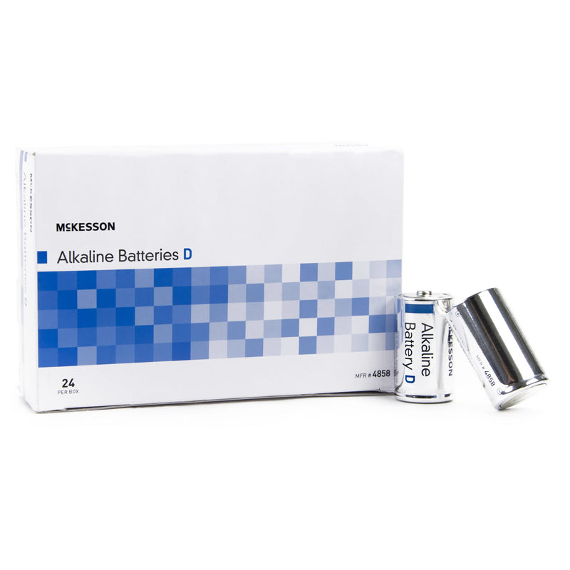 McKesson Alkaline Battery D Cell 1.5V Disposable 24 Pack (854615_EA) 1/EA