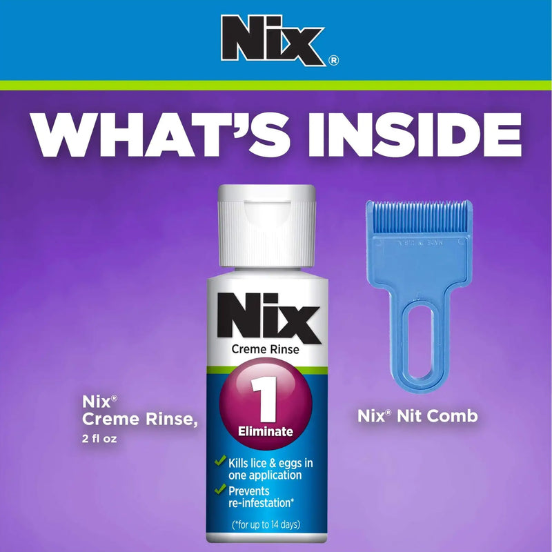 Nix® Lice Treatment Kit 2 oz. Flip Top Bottle Scented (1117679_EA) 1/EA