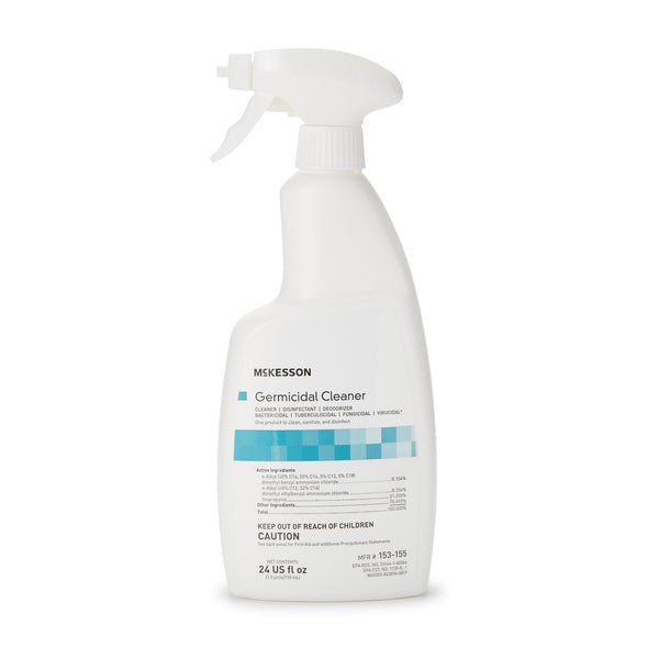 McKesson Surface Disinfectant Cleaner Alcohol Based Trigger Spray Liquid 24 oz. Bottle Alcohol Scent NonSterile (1103354_EA) 1/EA