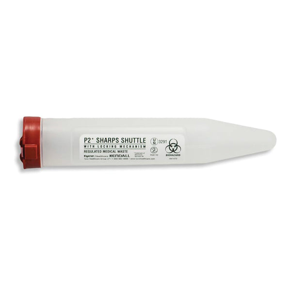 Sharps Dart Pocket Shuttle Sharps Container Translucent Base 6-7/10 L X 1-1/10 D Inch Vertical Entry 6 Needles (1027900_EA) 1/EA