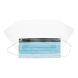 Cardinal Health™ Procedure Mask with Eye Shield Anti-fog Foam ASTM Level 3 Earloops One Size Fits Most (296230_CS) 100/CS