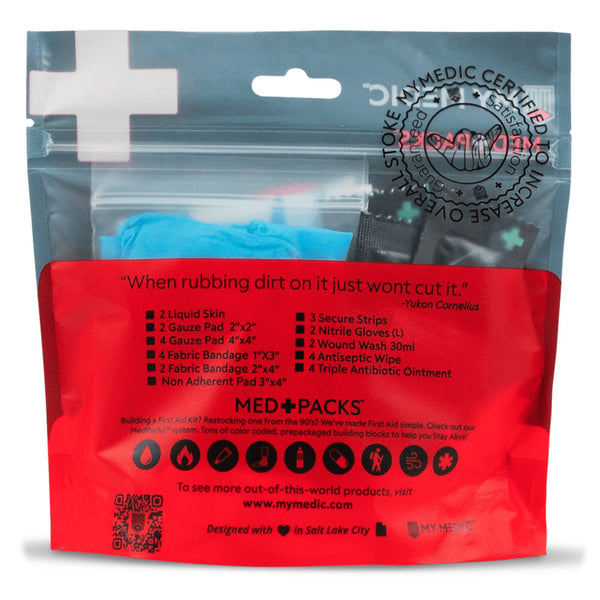 My Medic™ MED PACKS Cuts and Scrapes First Aid Kit Pouch (1207803_EA) 1/EA