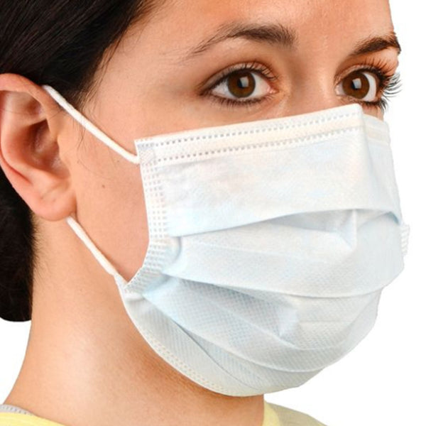Cardinal Health™ Procedure Mask ASTM Level 1 Earloops One Size Fits Most (1205865_BG) 50/BG