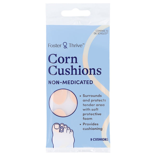 Foster & Thrive™ Corn Cushion One Size Fits Most Adhesive Backing Toe (1245009_PK) 9/PK