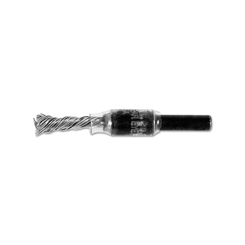 Advance Brush Singletwist® Knot End Brush, 1/4 in dia, 0.020 in Stainless Steel Wire, 20,000 RPM (419-83285) Box of 10