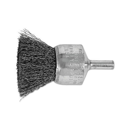 Advance Brush Standard Duty Crimped End Brushes, Carbon Steel, 20,000 rpm, 1" x 0.01" (419-82974) Each