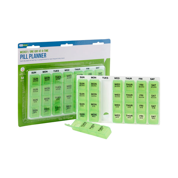 One-Day-At-A-Time® Pill Organizer Medium 7 Day 4 Dose (827103_EA) 1/EA