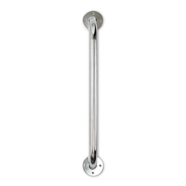 McKesson Wall Grab Bar Chrome Finish Knurled Steel (1103375_EA) 1/EA