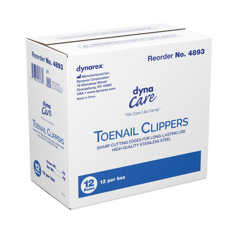 Dynarex® Toenail Clippers Thumb Squeeze Lever (826990_EA) 1/EA