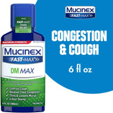 Mucinex® Fast-Max™ DM Max Cold and Cough Relief 400 mg - 20 mg / 20 mL Strength Liquid 6 oz. (830949_EA) 1/EA