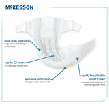 McKesson Unisex Baby Diaper Size 1 Disposable Heavy Absorbency (1144474_BG) 1/BG