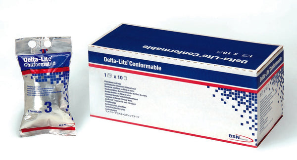 Delta-Lite® Plus Cast Reinforcing Strips 4 X 35 Inch Fiberglass / Resin White (696765_BX) 10/BX