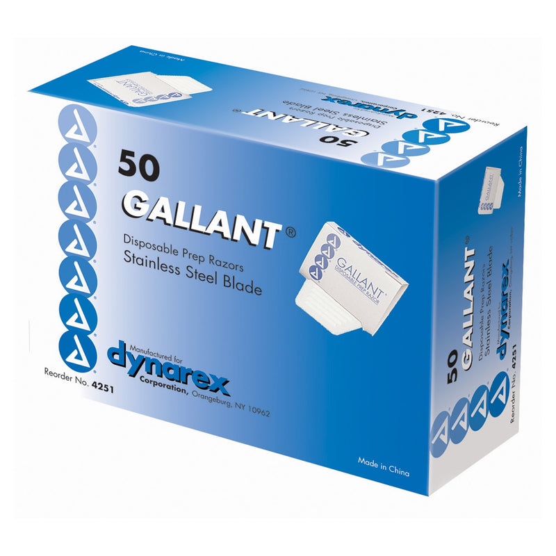 Gallant® Surgical Prep Razor Single Edge Single Blade NonSterile Disposable (169654_CS) 250/CS