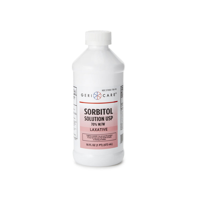 Geri-Care® Diuretic Laxative Liquid 16 oz. 70% Strength Sorbitol (555698_BT) 1/BT