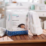 McKesson Unisex Youth Absorbent Underwear Pull On with Tear Away Seams Small / Medium Disposable Heavy Absorbency (1198054_BG) 17/BG