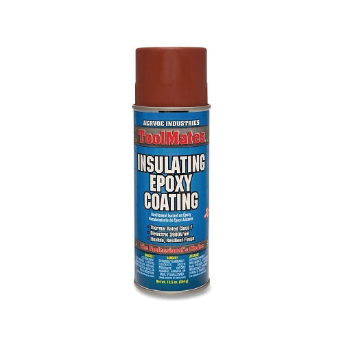 Aervoe Insulating Epoxy, 12.5 oz, Aerosol Can, Red (205-401) Case of 12