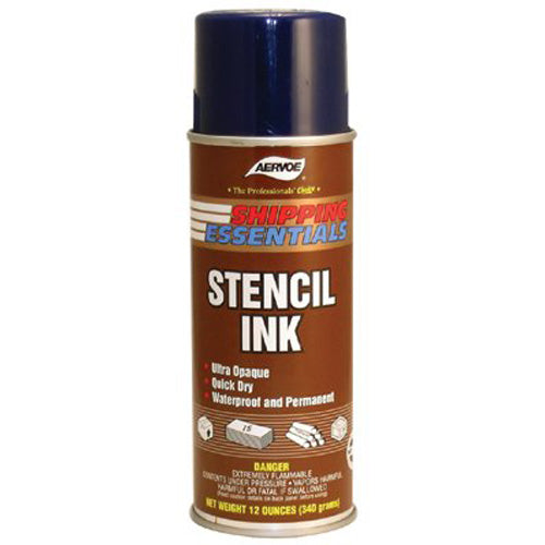 Aervoe 16 OZ YELLOW STENCIL INK (12 OZ NET) (205-2802) Case of 12