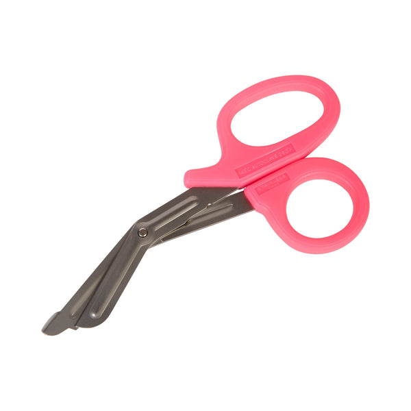 McKesson Medicut™ Trauma Shears Pink 7-1/4 Inch Length Medical Grade Stainless Steel NonSterile Finger Ring Handle Blunt Tip / Blunt Tip (1089415_EA) 1/EA