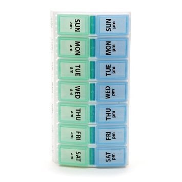 Apothecary Products Pill Organizer 7 Day 2 Dose (977369_EA) 1/EA