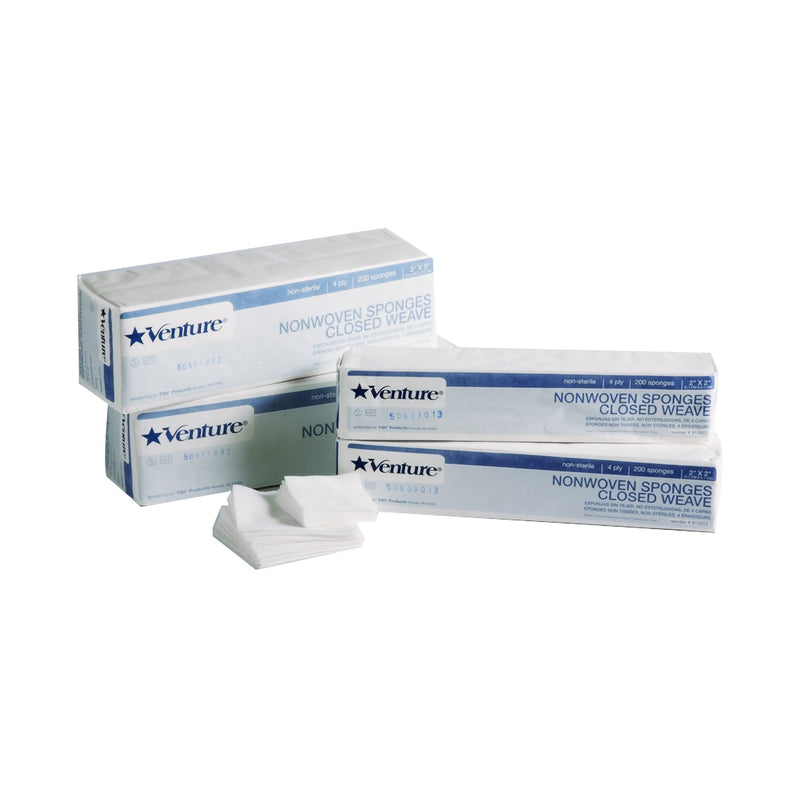 Omnisorb® Nonwoven Sponge 2 X 2 Inch 4-Ply NonSterile 200 per Sleeve (478800_SL) 1/SL