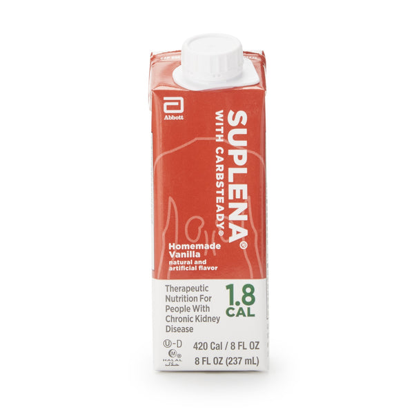 Suplena® with Carbsteady® Oral Supplement Vanilla Flavor Liquid 8 oz. Reclosable Carton (1048211_CS) 24/CS