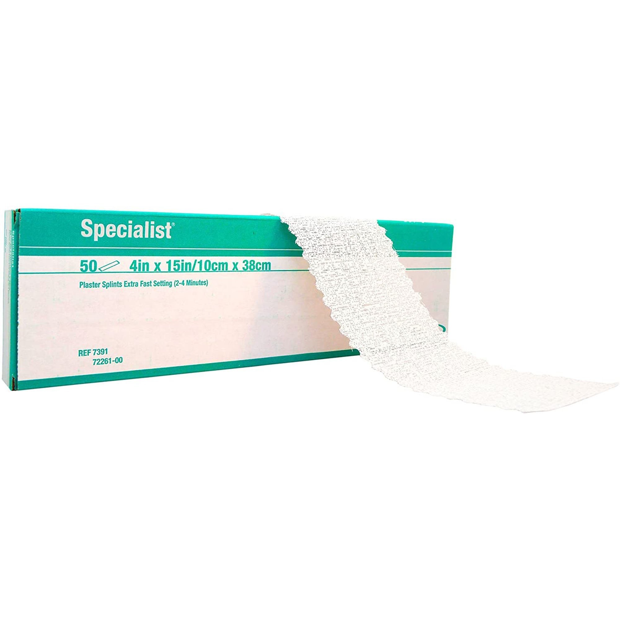 Cs Plaster Specialist® Plaster Splint 4 X 15 Inch Plaster of Paris White (4799_CS ...