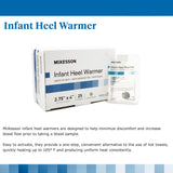 McKesson Instant Infant Heel Warmer Heel One Size Fits Most Sodium Acetate / Water Disposable (911633_CS) 100/CS