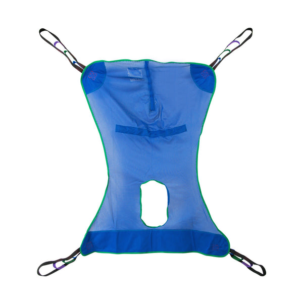 McKesson Full Body Commode Sling 4 or 6 Point Cradle Without Head Support Large 600 lbs. Weight Capacity (1065249_EA) 1/EA